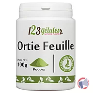 Rappel produit 123 gelules Poudre d'ortie piquante feuille