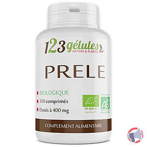 Rappel produit Prêle Biologique en comprimés 400mg 123gelules