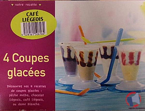 Rappel produit 4 COUPES GLACEES CAFE LIEGOIS