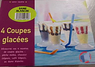 Rappel produit 4 COUPES GLACEES DAME BLANCHE (photo numéro 1)