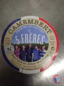 Rappel produit Camembert fermier au lait cru 5 frères