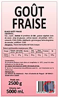 Rappel produit 5L GOUT FRAISE