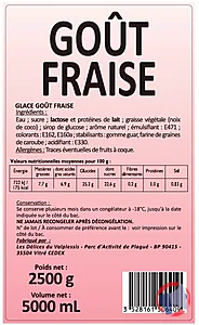Rappel produit 5L GOUT FRAISE