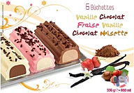 Rappel produit 6 Bûchettes vanille chocolat fraise noisette 660ml (photo numéro 1)