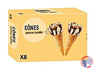Rappel produit 8 cônes saveur vanille 880ml (photo numéro 1)
