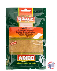 Rappel produit EPICES POUR COUSCOUS 50g ABIDO