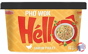Rappel produit HELLO CUP-WOK NOUILLE DE RIZ SAVEUR POULET 76GR ACECOOK PAR 12 Acecook