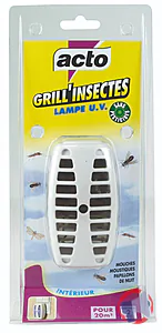 Rappel produit GRILL'INSECTES Lampe U.V. Petit modèle ACTO