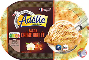 Rappel produit ADELIE 0.9L (FFF) CREME BRULEE ou ADELIE 0.9L CREME BRULEE ADELIE