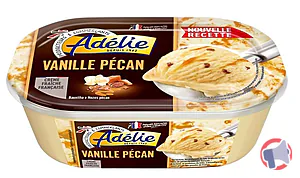 Rappel produit ADELIE 0.9L VANILLE PECAN ADELIE