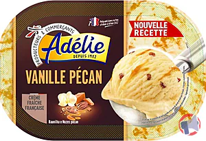 Rappel produit ADELIE 0.9L VANILLE PECAN ADELIE
