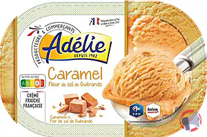 Rappel produit ADELIE 1L FFF CARAMEL FLEUR SEL ADELIE