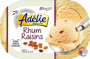 Rappel produit ADELIE 1L RHUM-RAISIN ADELIE