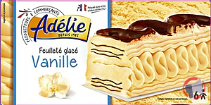 Rappel produit ADELIE 650mL Feuilleté Glacé VANILLE ADELIE
