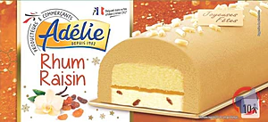 Rappel produit ADELIE BUCHE 1L RHUM RAISINS ADELIE