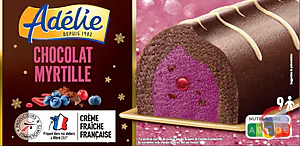 Rappel produit ADELIE BUCHE CHOCOLAT MYRTILLE - 900mL ADELIE