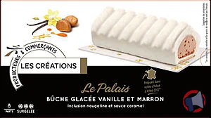 Rappel produit ADELIE BUCHE CREATION VANILLE MARRON - 850mL ADELIE