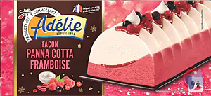 Rappel produit ADELIE BUCHE PANNA COTTA FRAMBOISE - 900mL ADELIE