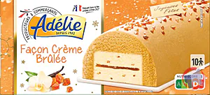 Rappel produit ADELIE BUCHE VANILLE CREME BRULEE ADELIE
