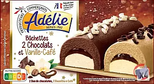 Rappel produit ADELIE BUCHETTE 4x120mL CAFE - CHOCOLAT ADELIE