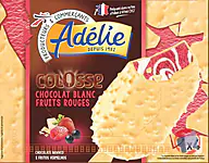 Rappel produit ADELIE COLOSSE 4x100mL CHOCOLAT BLANC FRUITS ROUGES ADELIE (photo numéro 1)