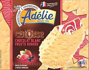 Rappel produit ADELIE COLOSSE 4x100mL CHOCOLAT BLANC FRUITS ROUGES ADELIE