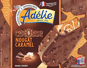 Rappel produit ADELIE COLOSSE 4x100mL NOUGAT CARAMEL ADELIE