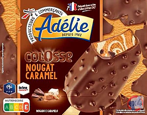 Rappel produit ADELIE COLOSSE 4x100mL NOUGAT CARAMEL ADELIE
