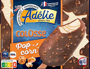 Rappel produit ADELIE COLOSSE 4x80mL POPCORN ADELIE