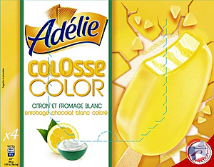 Rappel produit ADELIE COLOSSE COLORS 4x80mL CITRON ADELIE