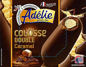Rappel produit ADELIE COLOSSE DOUBLE 4x90mL CARAMEL ADELIE