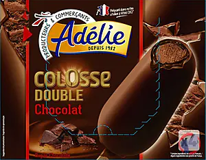 Rappel produit ADELIE COLOSSE DOUBLE 4x90ml CHOCOLAT ADELIE