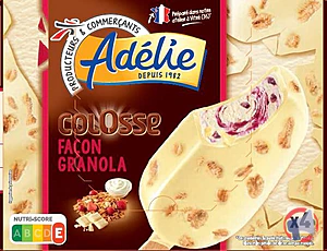 Rappel produit ADELIE COLOSSE FACON GRANOLA ADELIE