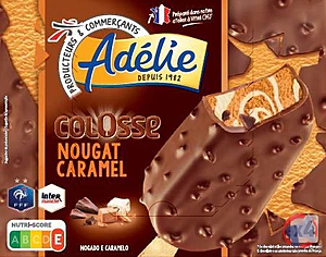 Rappel produit ADELIE COLOSSE (FFF) 4x100mL NOUGAT CARAMEL ADELIE