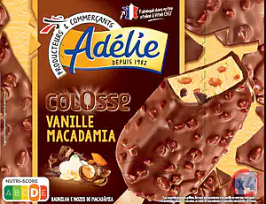 Rappel produit ADELIE COLOSSE VANILLE MACADAMIA ADELIE