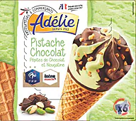 Rappel produit ADELIE CONE 6x120mL CHOCOLAT PISTACHE ADELIE (photo numéro 1)