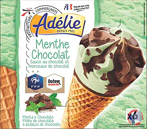 Rappel produit ADELIE CONE 6x120mL MENTHE CHOCOLAT ADELIE