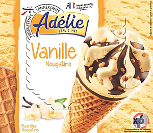 Rappel produit ADELIE CONE 6x120mL VANILLE ADELIE