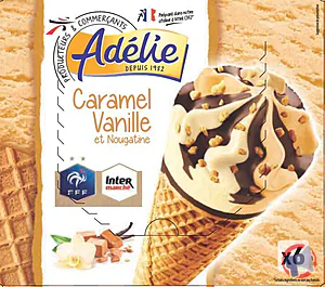 Rappel produit ADELIE CONE 6x120mL VANILLE CARAMEL ADELIE