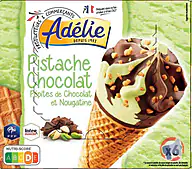 Rappel produit ADELIE ADELIE CONE CHOCOLAT PISTACHE 6x120mL
