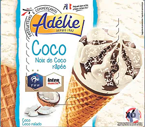 Rappel produit ADELIE CONE (FFF) 6x120mL COCO ADELIE