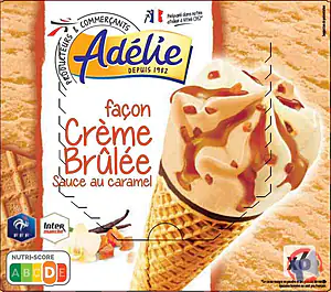 Rappel produit ADELIE CONE (FFF) CREME BRULEE 6x120mL ADELIE