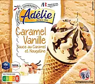 Rappel produit ADELIE ADELIE CONE (FFF) VANILLE CARAMEL 6x120mL