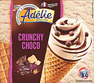 Rappel produit ADELIE CONE GOURMAND 6x110mL CRUNCHY CHOCO ADELIE (photo numéro 1)