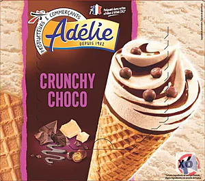 Rappel produit ADELIE CONE GOURMAND 6x110mL CRUNCHY CHOCO ADELIE