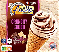 Rappel produit ADELIE ADELIE CONE GOURMAND 6x110mL CRUNCHY CHOCO