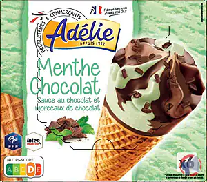 Rappel produit ADELIE CONE MENTHE CHOCOLAT 6x120mL ADELIE