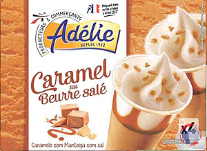 Rappel produit ADELIE COUPE CARAMEL AU BEURRE SALE 4x125mL ADELIE