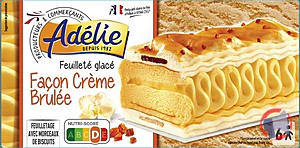 Rappel produit ADELIE DONATELLO 650mL FACON CREME BRULEE ADELIE
