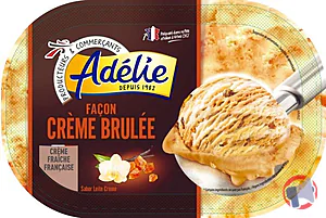 Rappel produit ADELIE FACON CREME BRULEE 0.9L ADELIE